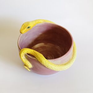 Small Snake Pot Planter