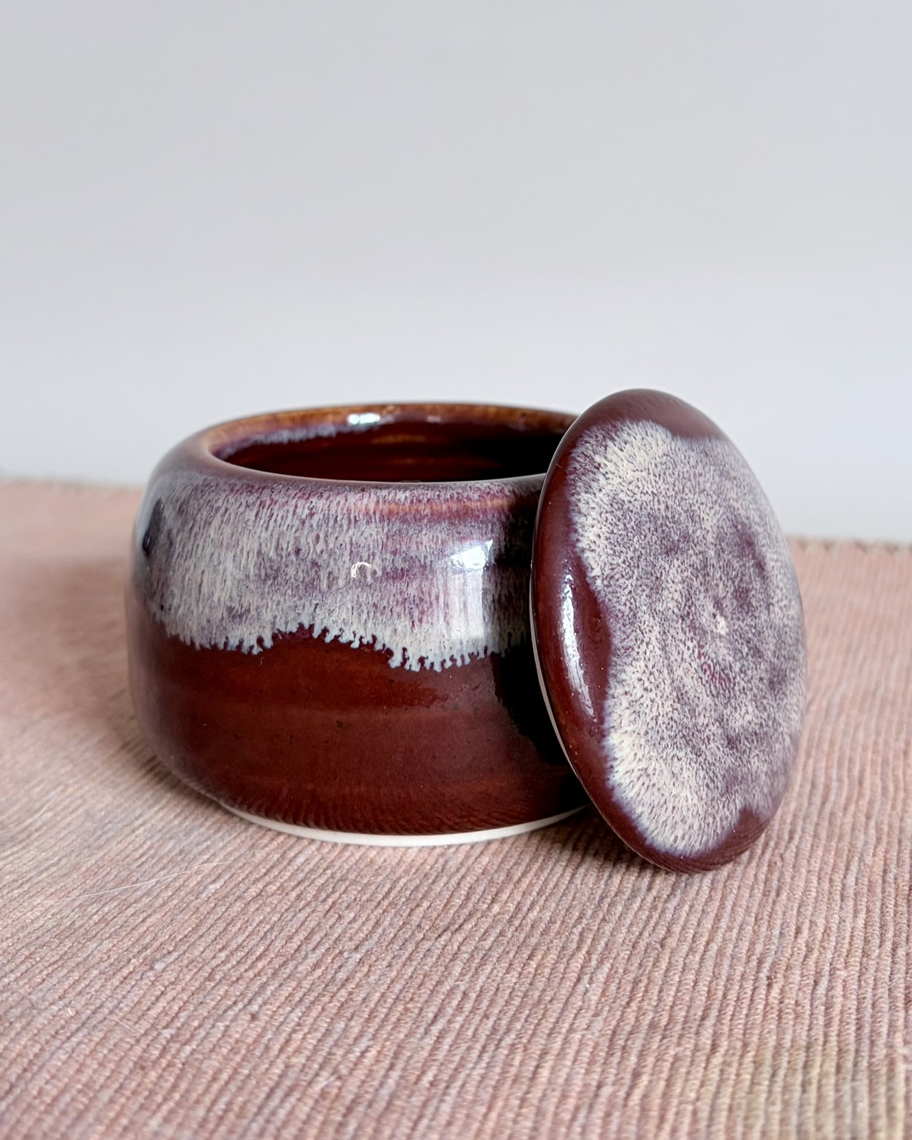 Handcrafted Red Jar - Image 2